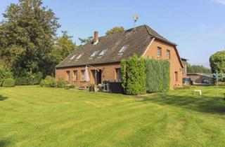 Bauernhaus kaufen in 24632 Heidmoor, Großzügiger 8-Zi.-Resthof inkl. Ausbaureserve mit Baugenehmigung und weitläufigem Grundstück