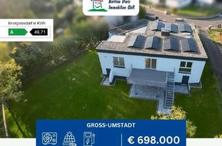 Haus kaufen in 64823 Groß-Umstadt, Groß-Umstadt - DIETZ: Provisionsfreier sanierter Bungalow! Wärmepumpe - PV - Batterie - Ladesäule - Garage - Garten