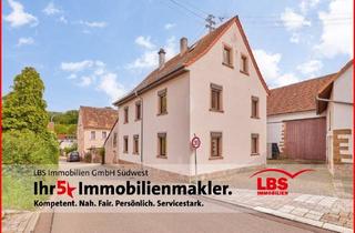 Haus kaufen in 67808 Würzweiler, Würzweiler - 2 Häuser ein Preis, ehem. Landwirtschaftliches Anwesen mit Scheune und großem Garten