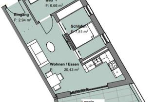 Wohnung mieten in 85080 Gaimersheim, Erstbezug mit Balkon: Stilvolle 2-Zimmer-Wohnung mit luxuriöser Innenausstattung in Gaimersheim