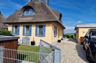 Haus kaufen in Boddenblick, 18569 Gingst, Zuhause mit Stil und Boddenblick: Galerie, Kamin, Terrasse und Garten