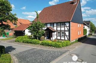 Haus kaufen in 31868 Ottenstein, Ottenstein - Ökologisch saniertes Fachwerkhaus mit Einliegerwohnung und großem Grundstück in Ottenstein