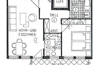 Wohnung kaufen in 74613 Öhringen, 2-Raum-EG-Wohnung mit Balkon und Einbauküche in Öhringen nähe Hofgarten