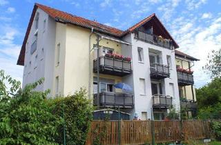 Wohnung mieten in Johannesstraße 4b, 01640 Coswig, Miniwohnung mit sonniger Terrasse & kleinem Wiesenanteil, Laminat, offener Küche & Bad mit Dusche