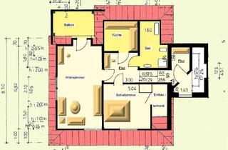 Wohnung kaufen in 31303 Burgdorf, Burgdorf - Provisionsfrei! helle, pfiffig geschnitt. 2,5DG Wohnung 3Fam-Haus