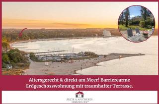 Wohnung mieten in 23669 Timmendorfer Strand, Altersgerecht & direkt am Meer! Barrierearme Erdgeschosswohnung mit traumhafter Terrasse.