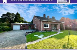 Einfamilienhaus kaufen in 26639 Wiesmoor, Wiesmoor - Großzügiges Einfamilienhaus mit eigenem Waldstück direkt am Kanal in Wiemoor Marcardsmoor