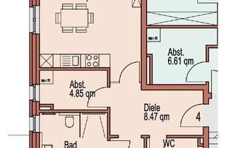 Wohnung kaufen in Ferdinand-Spahn-Weg, 59379 Selm, Selm-Bork: Gehobene Neubauwohnung mit Balkon in zentraler Lage!