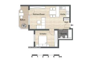 Wohnung mieten in Klingenstraße 82, 74235 Erlenbach, 2-Zimmer-Wohnung mit Westbalkon in Erlenbach