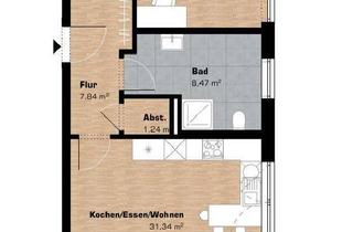 Wohnung mieten in 89269 Vöhringen, Exklusive 3-Raum-Wohnung mit gehobener Innenausstattung mit Balkon in Vöhringen