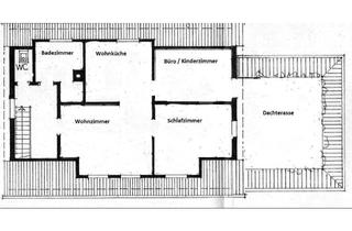 Wohnung mieten in Nürtingerstraße 43, 72074 Tübingen, 3-Zimmer-Maisonette-Wohnung mit Dachterasse und Einbauküche in Tübingen