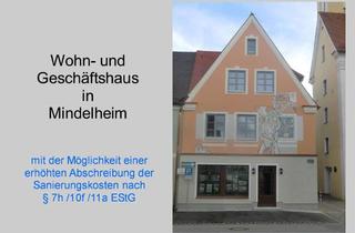 Haus kaufen in 87719 Mindelheim, Schönes Wohn- und Geschäftshaus in der Altstadt von Mindelheim