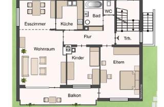 Wohnung mieten in 71397 Leutenbach, Ergeschoss Wohnung mit garage / möbliert