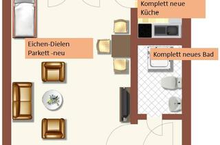 Wohnung mieten in Seehauserstraße, 82418 Seehausen, Erstbezug nach Renovierung: Apartment in Murnau, neue Küche, neues Bad, neuer Eichendielen-Parkett