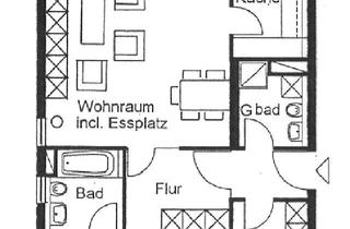 Wohnung mieten in 50389 Wesseling, Altersgerechte 3-Zimmer-Wohnung im Erdgeschoss mit eigenem Garten und Tiefgarage