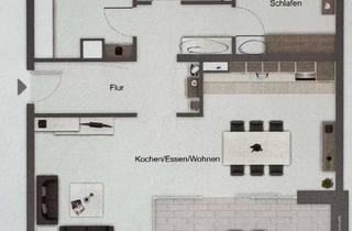 Penthouse mieten in 76829 Landau, 3-Zimmer-Penthouse-Wohnung mit EBK