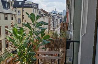 Wohnung mieten in 60487 Bockenheim, ZWISCHENMIETE: Charmante 2-Zimmer-Altbauwohnung mit Balkon, möbliert. (ab Juli 2025, 1 Jahr)