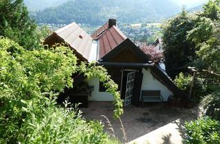 Einfamilienhaus kaufen in 77830 Bühlertal, Einfamilienhaus mit weitläufigem Blick ins Tal, großzügigem Garten und separater großer Garage