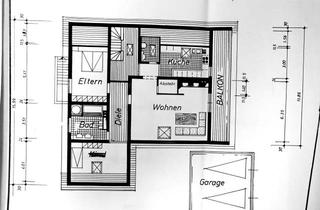 Wohnung mieten in 71126 Gäufelden, 3,5 Z. Dachgeschosswohnung mit überdachtem Süd-West-Balkon