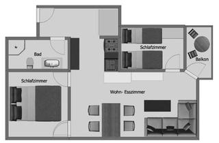 Immobilie mieten in 27476 Cuxhaven, Möblierte Wohnung/ Wohnen auf Zeit in Cuxhaven Döse