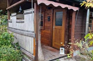 Haus kaufen in 83246 Unterwössen, Unterwössen - Tiny-Haus Holzblockhaus auf Campingplatz zur Dauernutzung