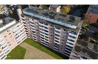 Wohnung kaufen in 25462 Rellingen, Krupunder Ring: 3-Zi.-ETW, 5.OG , EBK, Vollbad, West-Balkon, Stlpl. € 225.000,-