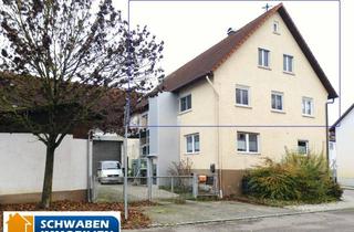 Anlageobjekt in 89176 Asselfingen, BARRIEREFREIE 4-ZIMMER-WOHNUNG mit Balkon, Doppelgarage und Nebengebäude in Asselfingen zu verkaufen