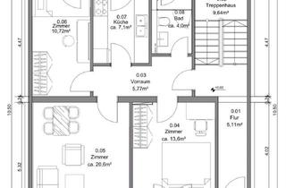 Wohnung mieten in 70771 Leinfelden-Echterdingen, Erstbezug nach Kernsanierung: schöne 3 Zimmerwohnung mit Terrasse und Garten