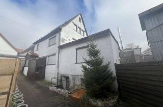 Einfamilienhaus kaufen in 74582 Gerabronn, Älteres, renovbed. Einfamilienhaus in zentraler Lage mit Gärtle und Holzschuppen