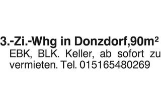 Wohnung mieten in 73072 Donzdorf, 3 Zi.-Whg. Donzdorf