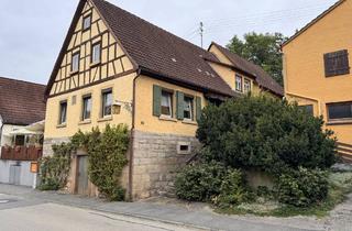 Bauernhaus kaufen in 97990 Weikersheim, Weikersheim / Schäftersheim - Wohnhaus mit Scheune in Schäftersheim