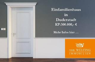 Einfamilienhaus kaufen in 37115 Duderstadt, Duderstadt-Gerblingerode - Geräumiges Einfamilienhaus in idyllischer Feldrandlage!