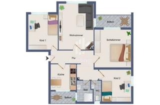 Wohnung mieten in 56841 Traben-Trarbach, Helle Wohnung inkl. 2 Balkonen im Erdgeschoss - 175