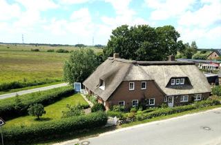 Haus kaufen in 25873 Rantrum, Rantrum - Reetdachhaus mit 3 Whg. in herrlicher Lage mit weitem Blick in die Marsch