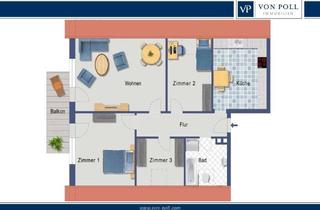 Wohnung mieten in 49809 Lingen, Gut geschnittene 4ZKB-Dachgeschosswohnung in Lingen/ Laxten