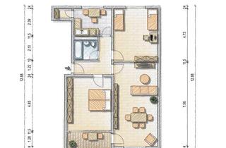 Wohnung kaufen in Lerchenweg 21, 41516 Grevenbroich, Gut geschnitten EG-Wohnung mit Süd-West-Balkon