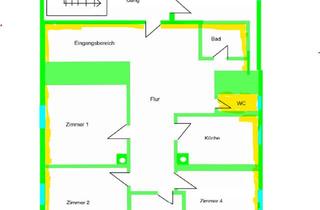 Wohnung mieten in Donaustraße, 78073 Bad Dürrheim, 5 Zi. Whg. , auch als Büroräume nutzbar, modernes innenliegendes Bad