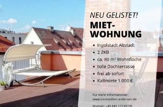 Wohnung mieten in 85049 Ingolstadt, gemütliche 2-Zimmer Wohnung mit Dachterrasse