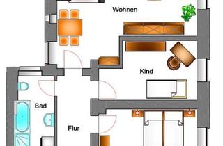 Wohnung mieten in 01591 Riesa, Bezaubernde 3-Zimmerwohnung mit hochwertiger Ausstattung und Balkon! Lift!