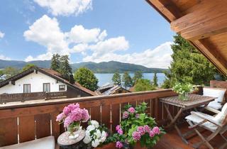 Wohnung kaufen in 83703 Gmund, Gmund am Tegernsee - Einzigartig - Sonnige Dachgeschoss-Maisonette mit 180 Grad Seeblick