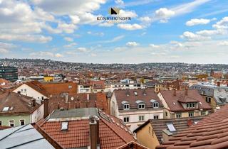 Wohnung kaufen in 70178 Stuttgart, Stuttgart Stuttgart-West - Exklusive 3-Zimmer-Maisonette im Stuttgarter Westen mit Altbau-Charme und traumhaftem Ausblick