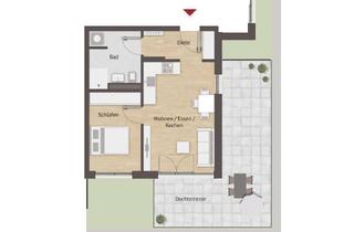 Penthouse kaufen in Bertolt-Brecht-Str. 2, 91074 Herzogenaurach, Herzogenaurach - Baubeginn 2 Zi.-Penthouse mit Dachterrasse KFW 40