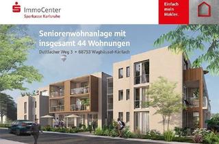 Wohnung kaufen in 68753 Waghäusel, Waghäusel - Betreutes Wohnen - Attraktive 2-Zimmer-Neubauwohnung in Waghäusel-Kirrlach