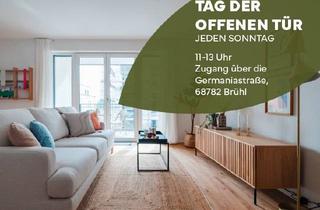 Wohnung kaufen in Am Schrankenbuckel 16, 68782 Brühl, Brühl - Modern und Elegant: Traumhafte 2-Zimmer-Wohnung wartet auf Sie