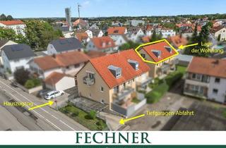 Wohnung kaufen in 85053 Ingolstadt, Ingolstadt - Dachgeschosswohnung in zentrumsnaher Lage des Ingolstädter Südosten inkl. TG-Stellplatz und EBK!