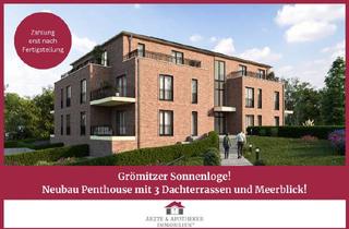 Penthouse kaufen in 23743 Grömitz, Grömitz - Grömitzer Sonnenloge! Neubau Penthouse mit 3 Dachterrassen und Meerblick!