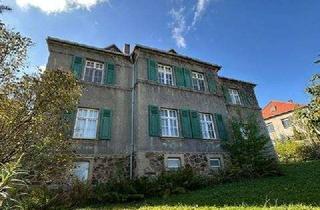 Villa kaufen in 09328 Lunzenau, Repräsentative Villa mit Stadtblick ins Muldental, großem Garten und Garage - Sanierungsobjekt