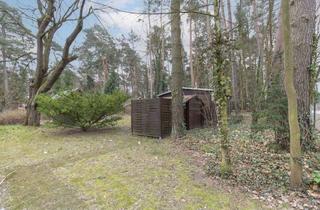 Grundstück zu kaufen in 15370 Petershagen, Großes Grundstück mit Freizeit-Bungalow in naturnaher Lage