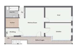 Wohnung mieten in 69151 Neckargemünd, NEU renovierte 3-Raum-Souterrain-Wohnung mit Balkon und EBK in Neckargemünd