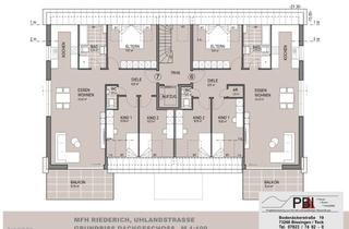 Wohnung kaufen in Uhlandstraße 1, 72585 Riederich, Riederich - +++ NEUBAU +++ 4,5 Zimmer Dachgeschosswohnung mit Balkon KfW55 in Riederich